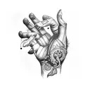 hand Monster tattoo design idea