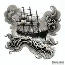 burning ship tattoo design tattoo design idea