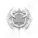 salt and pepper tattoo design idea