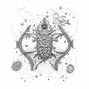 salt and pepper tattoo design idea