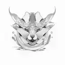 salt and pepper tattoo design idea