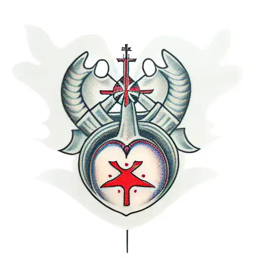 sacred Heart of Jesus  tattoo design idea