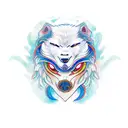 Fenrir vs odin tattoo design idea