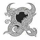 norway vikings tattoo design idea