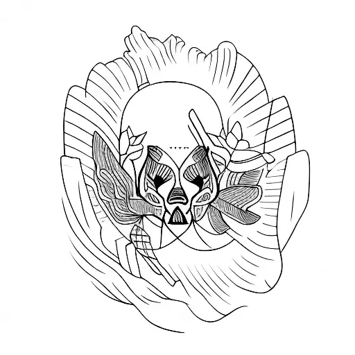 444 tattoo design idea