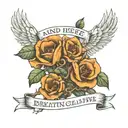 quote that says "and here you are still breathing, despite it all"  tattoo design idea