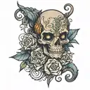 and here you are living, despite it all tattoo design idea