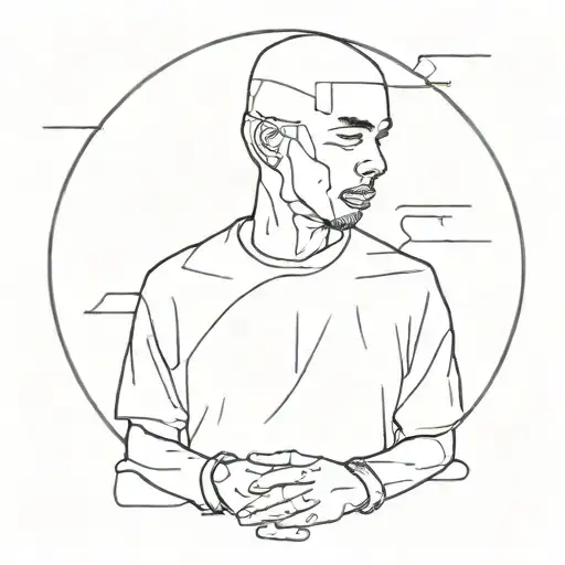 Design a tattoo inspired by Frank Ocean's music "nights" from blonde album tattoo design idea