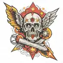 tsar atomic bomb tattoo design idea