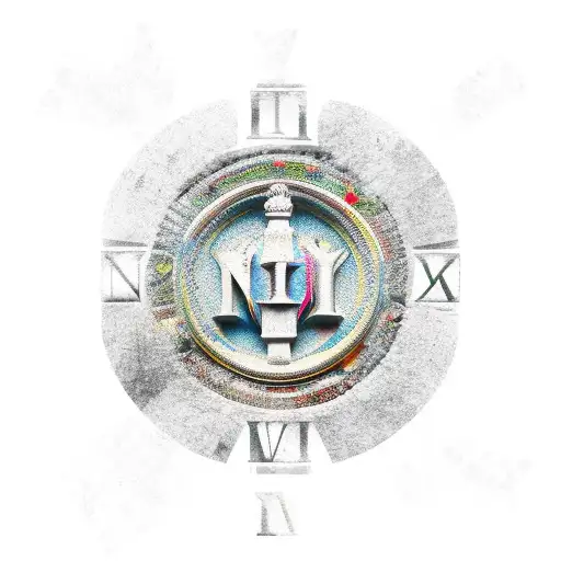 Roman numeral iv tattoo design idea