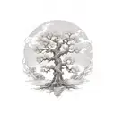 Dead tree tattoo tattoo design idea