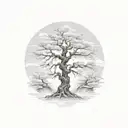 Dead tree tattoo tattoo design idea