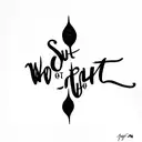 tatoo inspired by taylor swifts song August, featuring the words "wanting was enough" and "to live for the hop of it all tattoo design idea