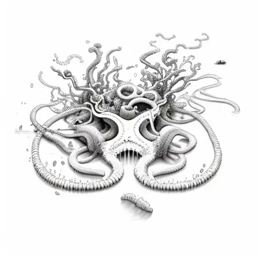 more seaweeds tattoo design idea