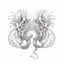 more seaweeds tattoo design idea