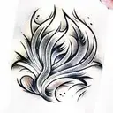 flames tattoo design idea