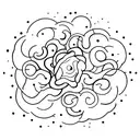 simple shed roof exploding tattoo design idea