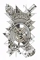 real madrid tattoo design idea