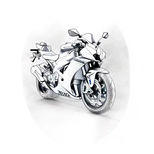 Bike suzuki gsxr 1000 tattoo design idea
