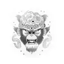 monky d luffy tattoo design idea