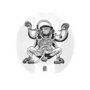 monky d luffy tattoo design idea