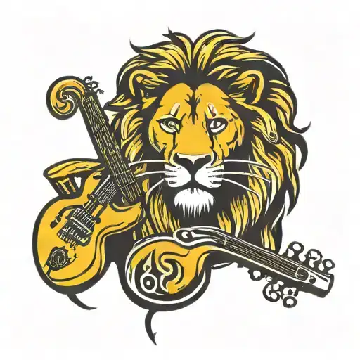 music, lion, alpha phi alpha   tattoo design idea