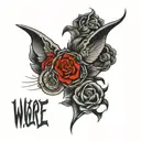 whore tattoo design idea