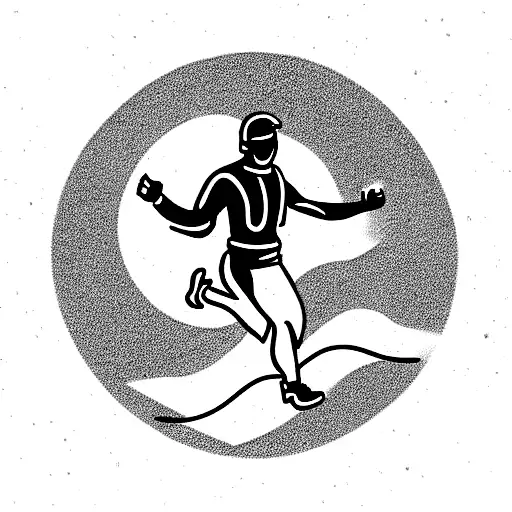 Premium Vector | Pulse marathon logo design icon vector body health care  logo design running man with line ecg hear