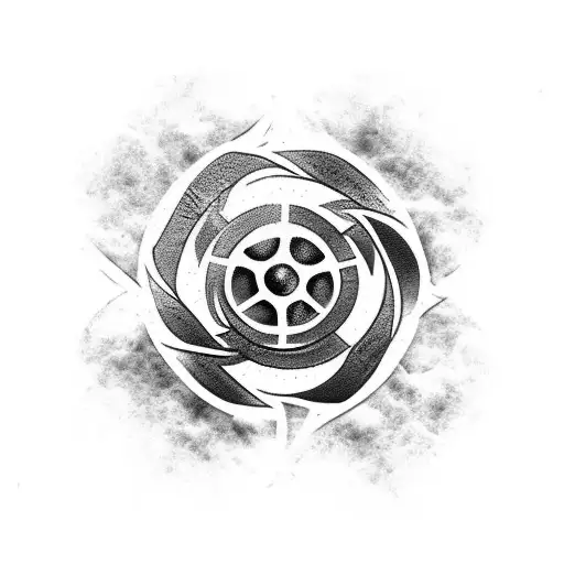 biohazard tattoo design idea