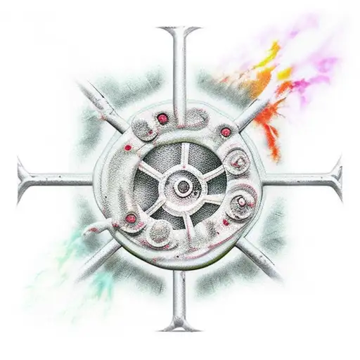 biohazard tattoo design idea