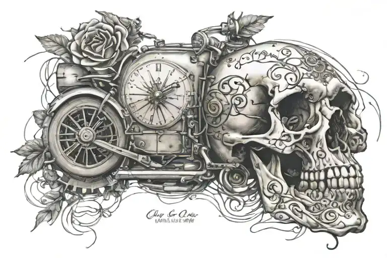 You can't wait until life isn't hard anymore until you decide to be happy tattoo design idea