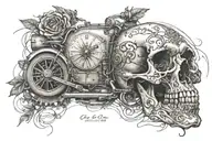 You can't wait until life isn't hard anymore until you decide to be happy tattoo design idea