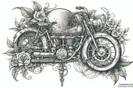 You can't wait until life isn't hard anymore until you decide to be happy tattoo design idea