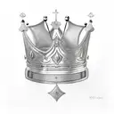 prince crown tattoo design idea
