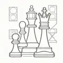 chess queen pawn possible design tattoo design idea