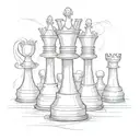 chess pawn turns to king tattoo design idea