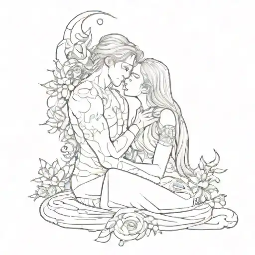 She asks: "Tell me about love", but I remain silent tattoo design idea