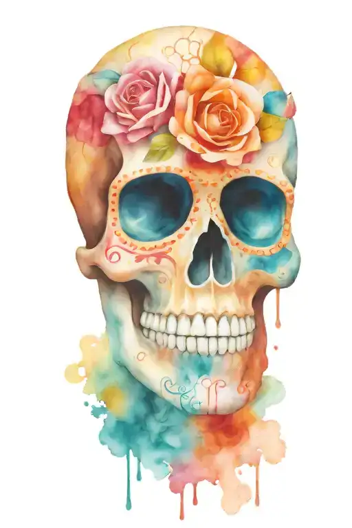 Sugar Skull tattoo design idea