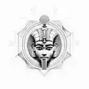 Egyptian god Seth tattoo design idea