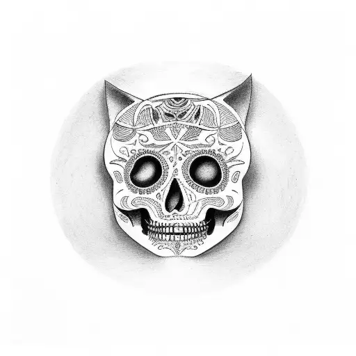 catrina tattoo design idea