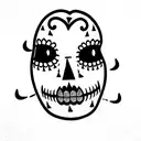 catrina tattoo design idea