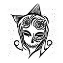 catrina tattoo design idea