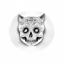 catrina tattoo design idea