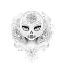 catrina tattoo design idea