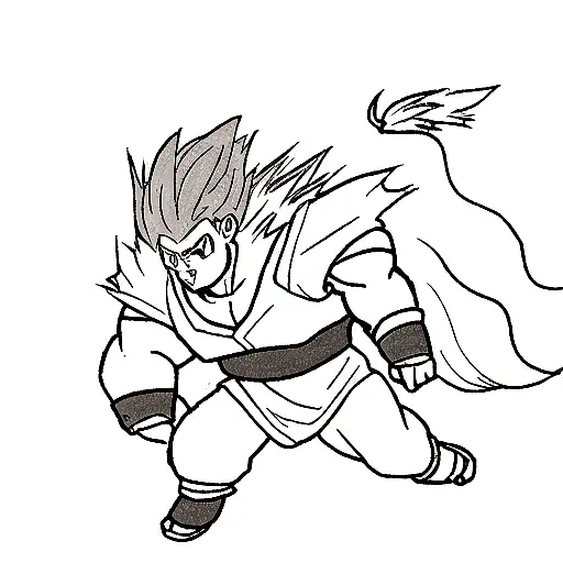 dragón ball z tattoo design idea