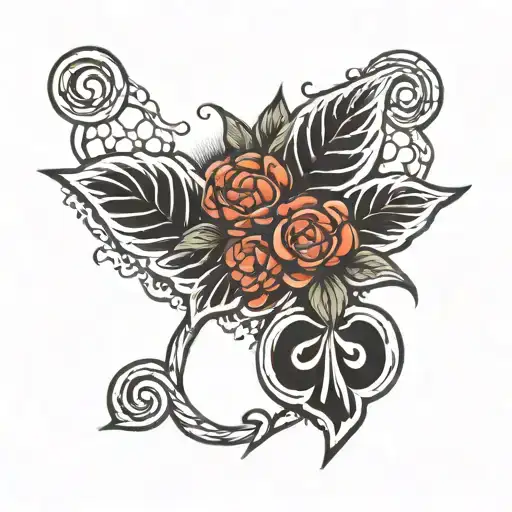 Belgium waffle tattoo design idea