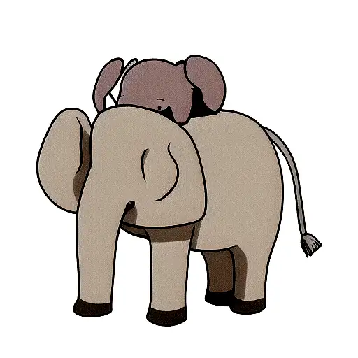 Elephant tattoo design idea