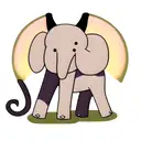 Elephant tattoo design idea