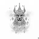 rajput tattoo design idea