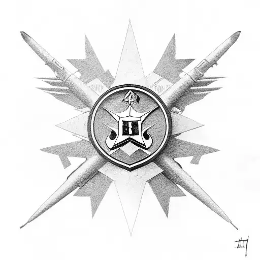 Retired United States Air Force tattoo design idea